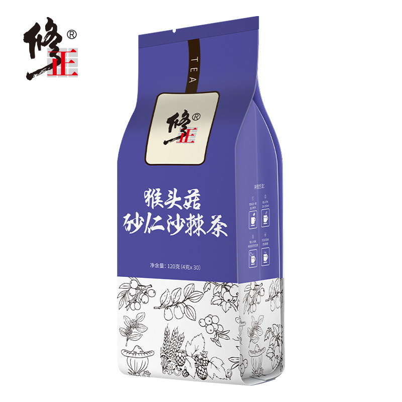 修正猴头菇砂仁沙棘茶120g花茶组合男士女士养生茶可搭配暖胃茶