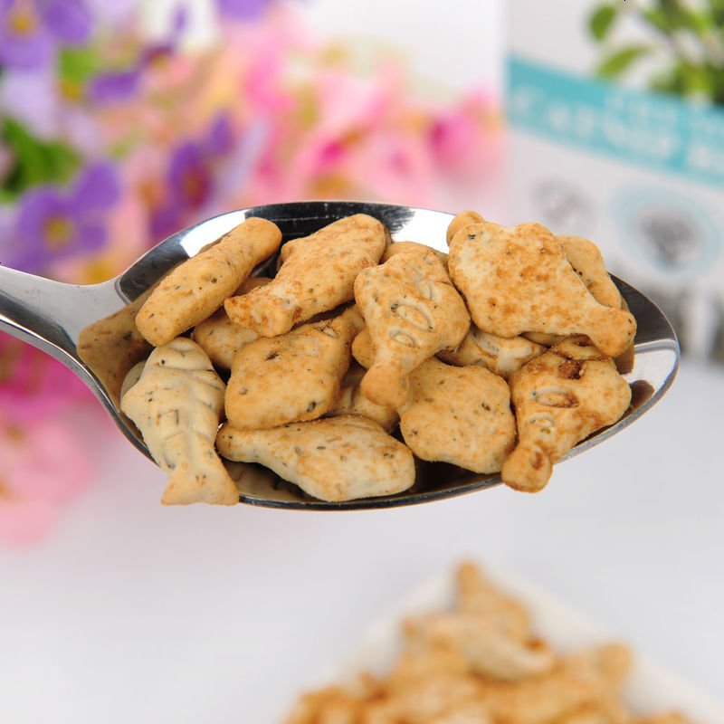 中国 天然猫薄荷饼干 小鱼饼干 功能性可选 100g