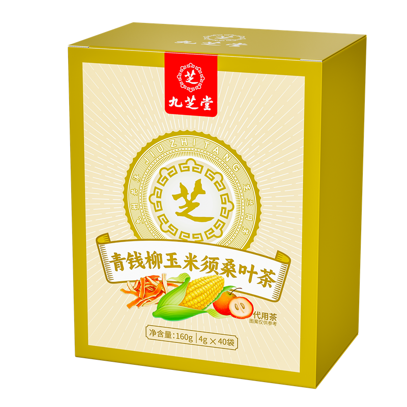 九芝堂青钱柳玉米须桑叶茶160g(4g*40袋) 2751