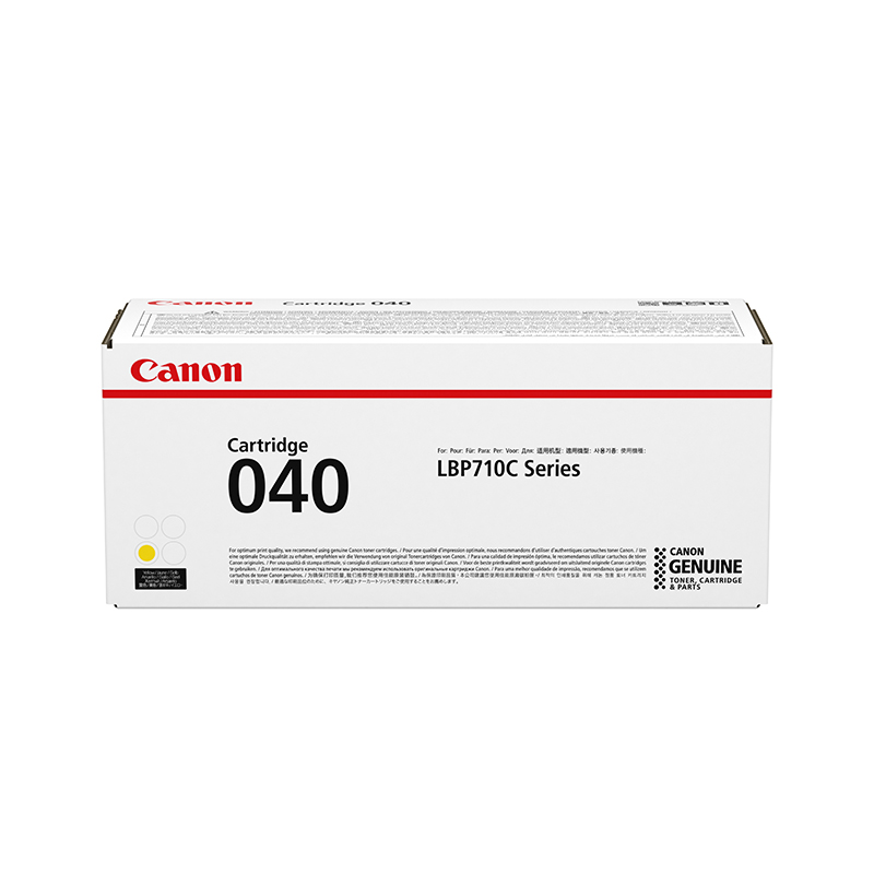 佳能（Canon）CRG-040 黑色硒鼓（标准装） CRG040-Y黄色标容/5400页