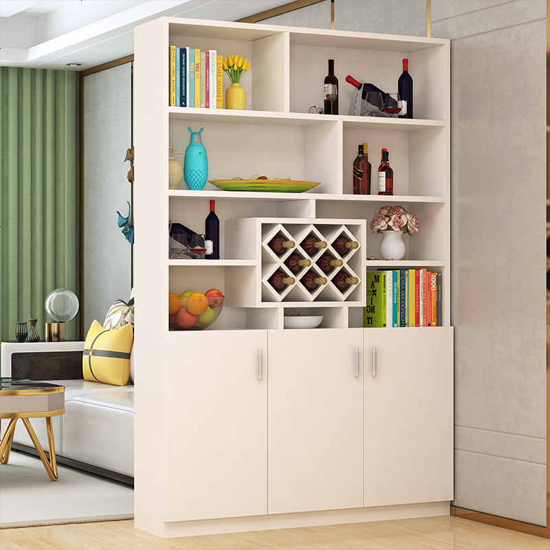 酒柜隔断柜客厅简约现代厅柜鞋柜玄关柜餐厅柜靠墙储物柜子家用 120*200*30现代__3_