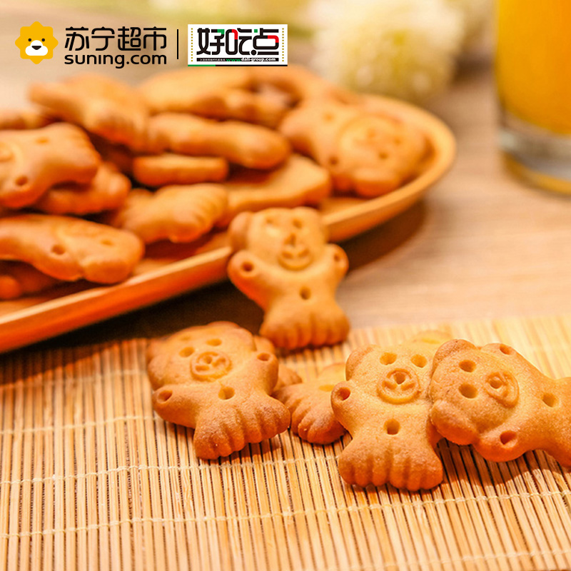 达利园 好吃点 饼干 零食 熊字饼115g高清大图