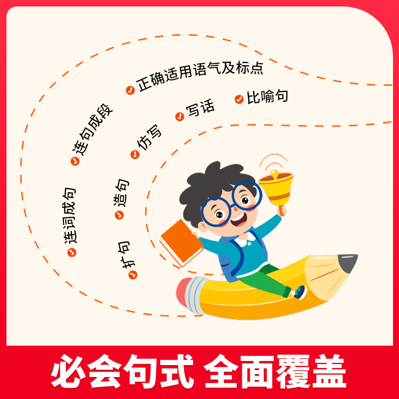 句式强化训练 小学一年级 [正版]小学语文句式训练大全扩句仿句组词造句修改病句写句子专项强化训练练习册一二三四五六年级上高清大图
