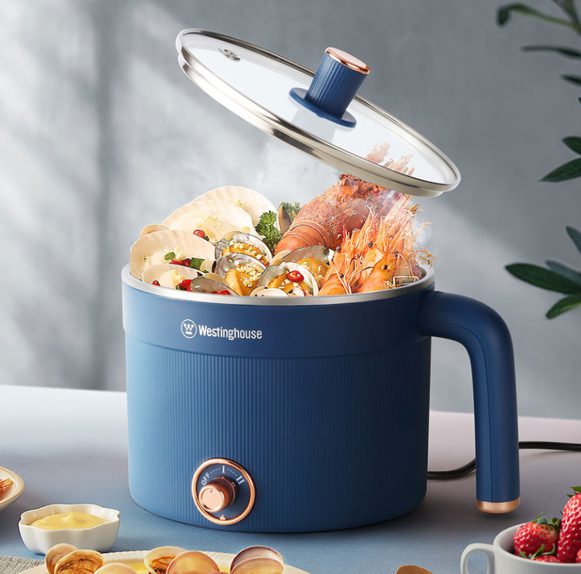 西屋多功能电煮锅WDG-C60智能温控安全防漏电随心切换多种锅底设计