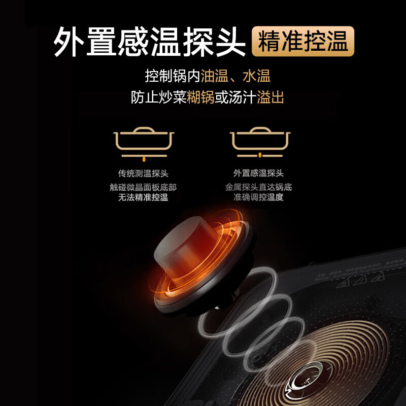 小米(MI)米家电磁炉智能APP家用大功率高颜值电磁炉超轻薄 米家电磁炉MCL04M高清大图