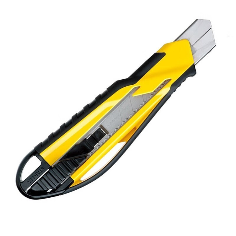 史丹利尖锋重型美工刀18MM壁纸刀切墙纸刀架手工刀STHT10270-8-23高清大图