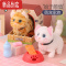 真智力儿童仿真猫咪玩具会叫会动猫猫动物小玩偶猫毛绒电动女孩宠物男孩