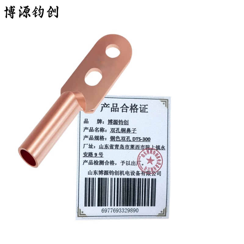 博源钧创 双孔铜鼻子 铜色双孔DTS-300 个高清大图