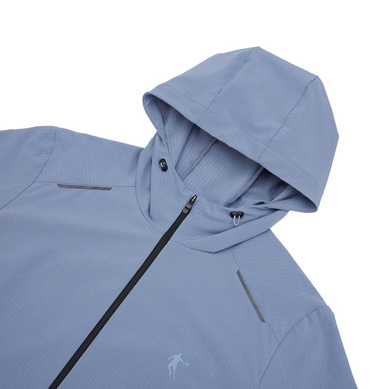 乔丹运动风衣男装轻薄透气速干科技面料潮流设计修身版型时尚百搭高清大图