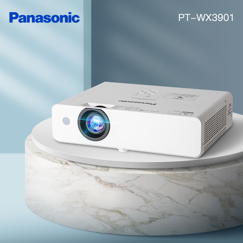松下(Panasonic)PT-WX3901投影仪商务办公培训教学会议家庭影院投影机家用高清高亮投影仪 (4000流明 1024×768分辨率)