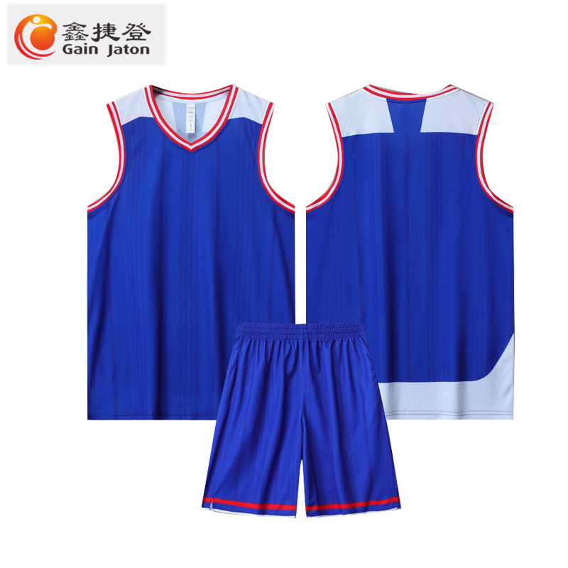 鑫捷登 可印字速干篮球服运动训练服 AGRY-LQ2037/LQ2039 1套高清大图