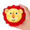 费雪(Fisher-Price)儿童玩具摇铃布球婴幼儿宝宝手抓球启蒙动物认知球