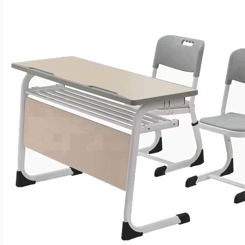 课桌椅一桌2椅 1200*400*750mm高清大图
