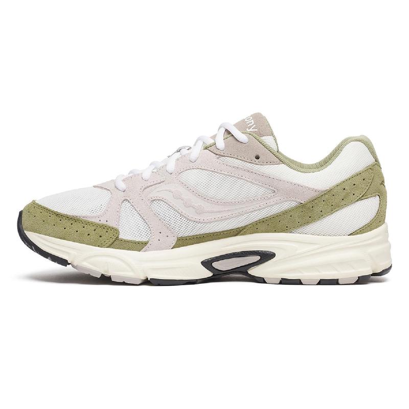 SAUCONY复古跑感轻便舒适休闲运动复古帆布拼接女子慢跑鞋高清大图