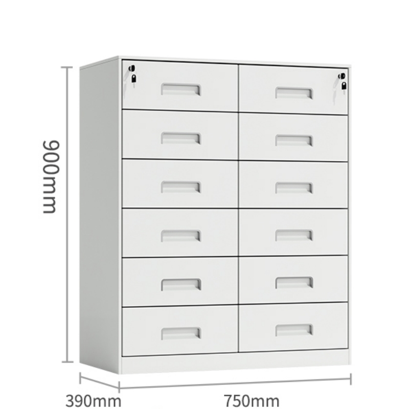 智叶舟抽屉柜矮柜750*390*900mm台高清大图
