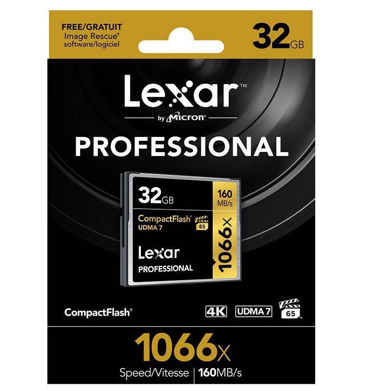 雷克沙(LEXAR)CF卡32G 1066X 160M 高速4K高清存储卡 单反相机内存卡