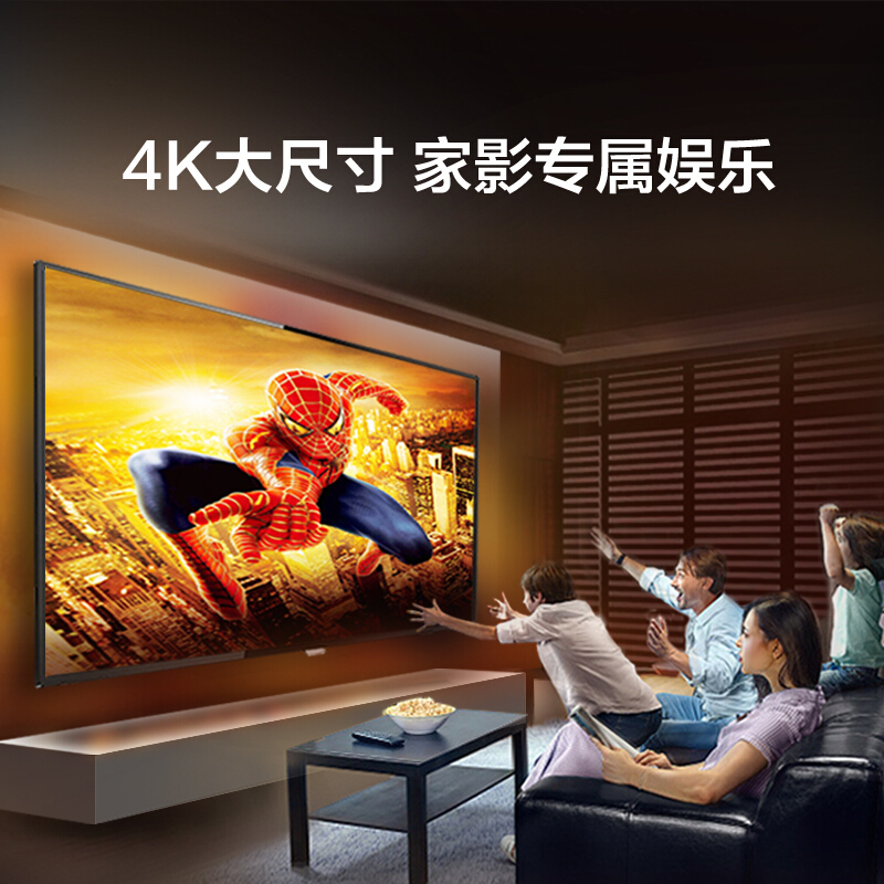 飞利浦 (PHILIPS) 65PUF6112/T3 65英寸 4K LED智能电视(不含安装和支架)