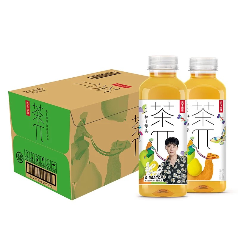 农夫山泉 茶Π 柚子绿茶口味 500ml*15瓶整箱