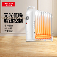 澳柯玛(AUCMA)取暖器油汀NY07H527-9 办公快速升温 9片速热 宿舍家用省电 小型电暖器电暖气1000W