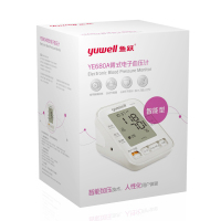 鱼跃(YUWELL)电子血压计 YE680A双人测血压仪 家用上臂式高精准全自动智能老人血压测量仪器 老人家用血压计