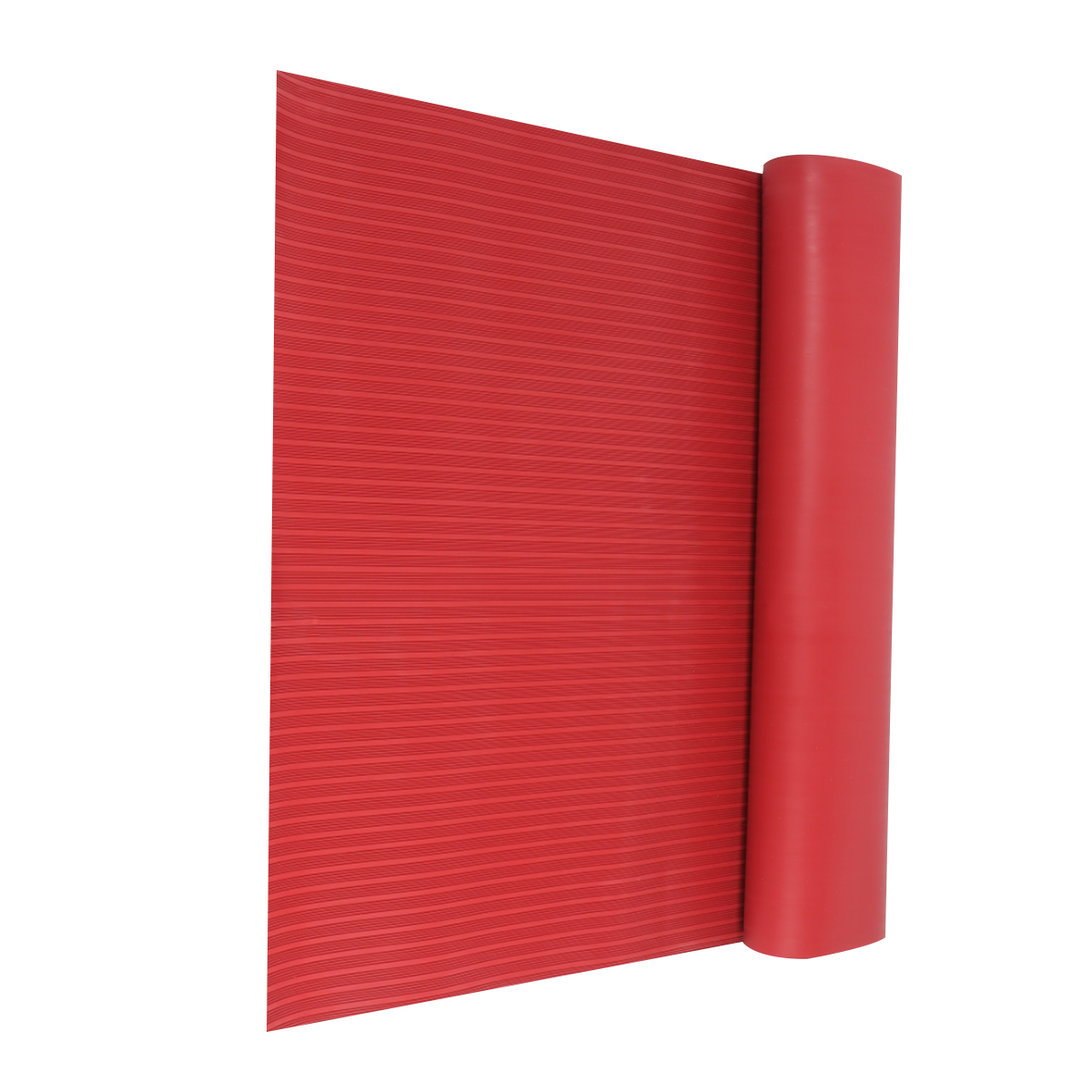 典虎 绝缘橡胶垫 红色条纹3mm*1m*10m 卷高清大图