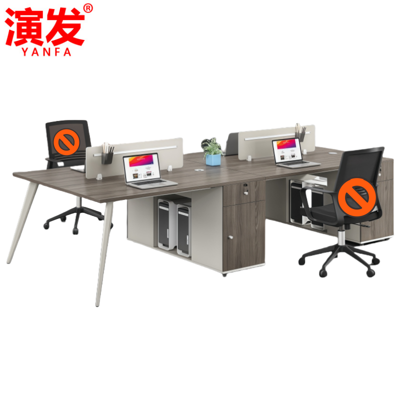 演发 桌子六人位+6椅张高清大图