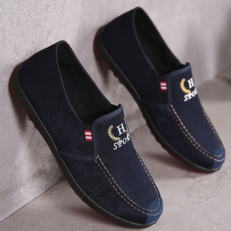 迈凯恩品牌春季男士休闲鞋老北京布鞋男韩版潮流百搭豆豆鞋舒适防滑单