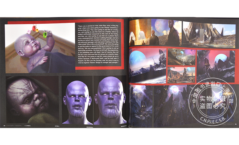 [正版] 复仇者联盟4终局之战电影艺术画册设定集漫威 英文原版 Marvel’s Avengers:Endgame高清大图