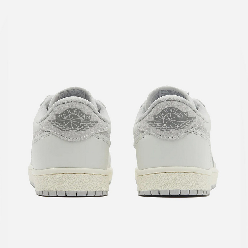耐克男鞋Air Jordan 1 Low 85 AJ1灰白低帮复古篮球鞋FB9933-100