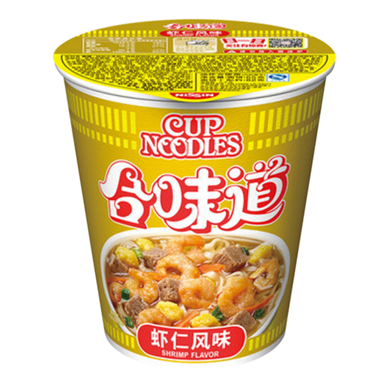 日清(Nissin)合味道虾仁风味82g/杯 方便面