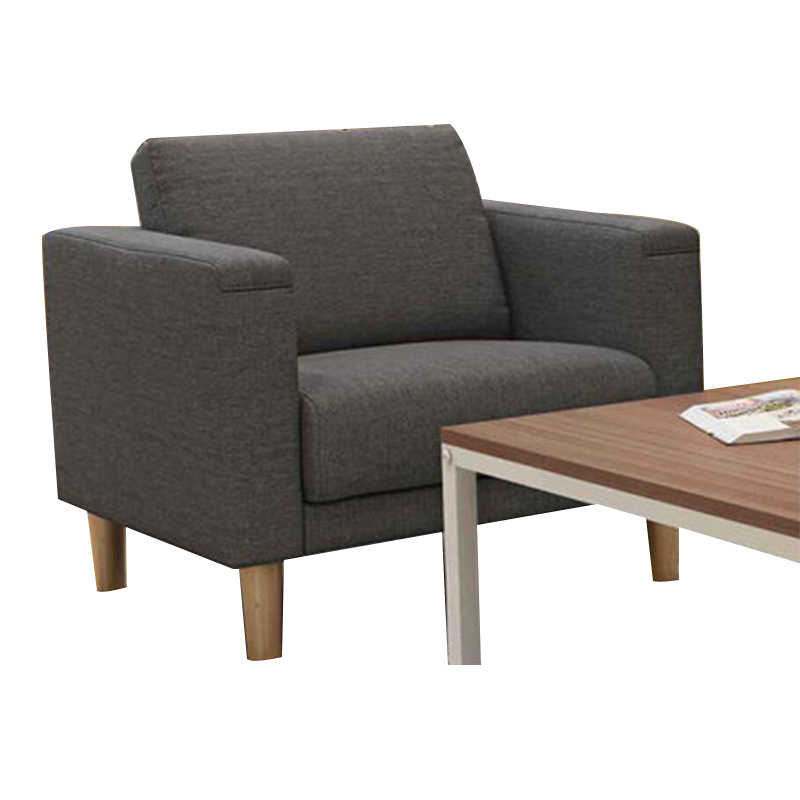 富和美沙发办公沙发接待会客办公室家具办公沙发休闲沙发洽谈沙发151单人位沙发高清大图