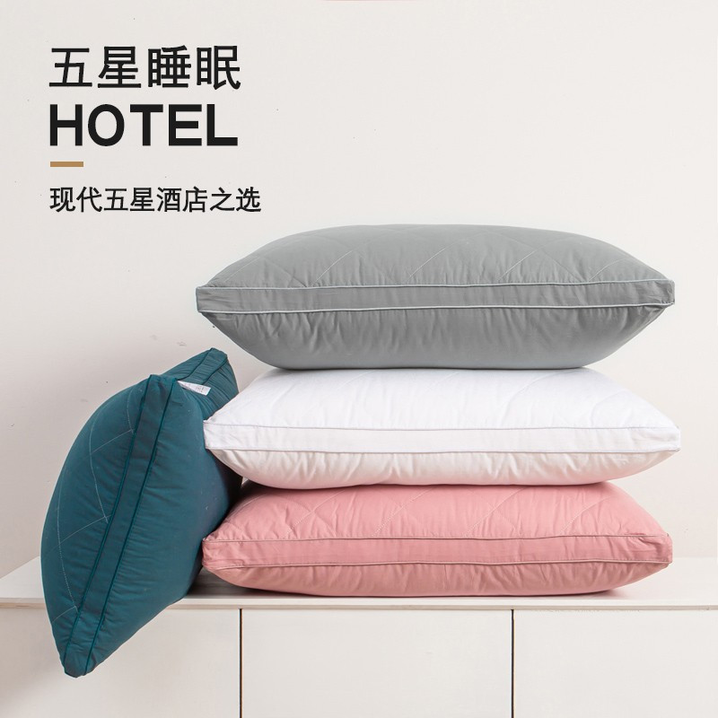 五星级酒店专用枕头大豆枕芯护颈椎助睡眠一对民宿家用男女
