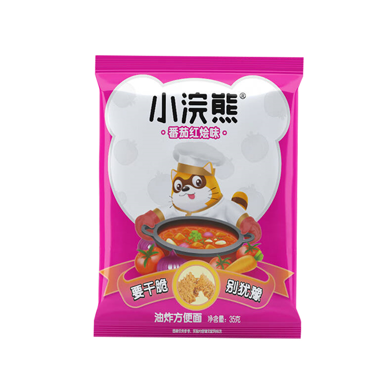 统一 小浣熊 番茄红烩味 35克*30包方便面 整箱装(新老包装交替发货)高清大图