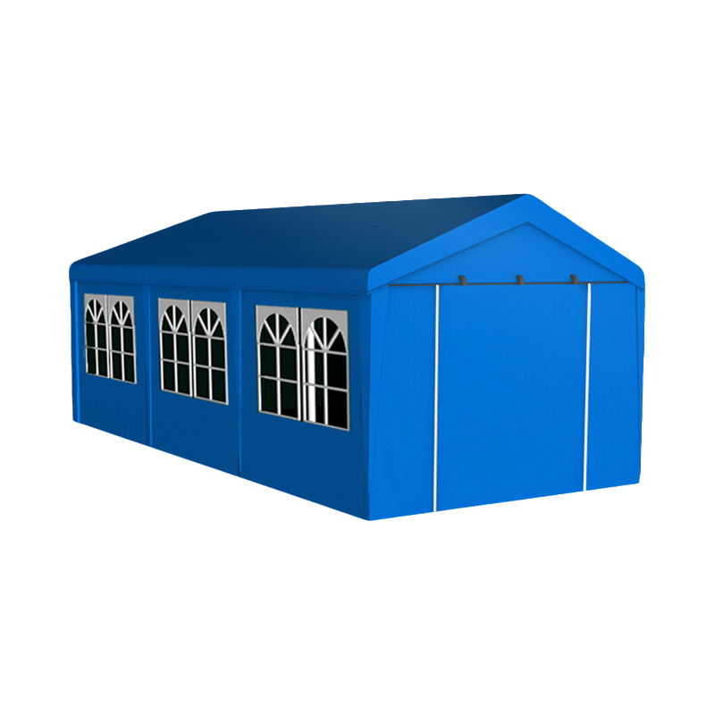 劲脉 移动帐篷 天蓝色围布-8*4*2M 顶高清大图