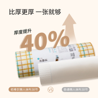 老棉农懒人抹布一次性干湿两用可水洗网红同款洗碗巾30段*3卷