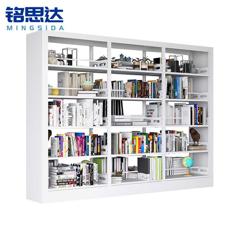 铭思达钢制书架双面1列3组5层组