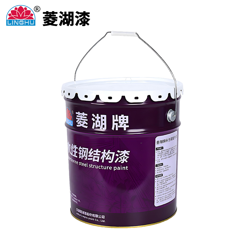 菱湖漆 水性钢结构漆 15Kg 桶高清大图