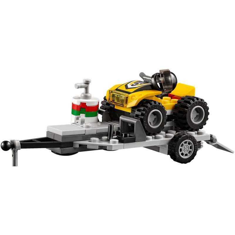 乐高(LEGO)城市系列 全地形车赛车队 60148 5-12岁 239块 积木塑料玩具 200块以上