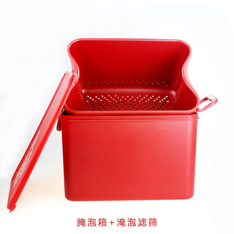 特百惠(Tupperware)醇美腌泡箱15.5L制作酵素必备泡果醋果汁果蜜葡萄酒泡菜保鲜盒 腌泡箱+滤筛