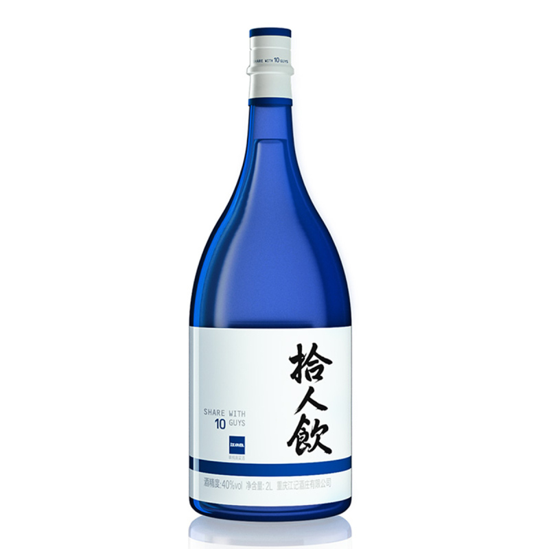 江小白拾人饮蓝瓶版40度2000ml