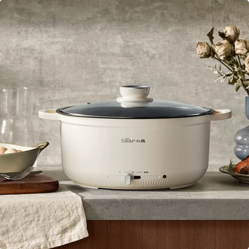 小熊(Bear)家用多功能大容量5L一体电火锅 DHG-H50K7 1台