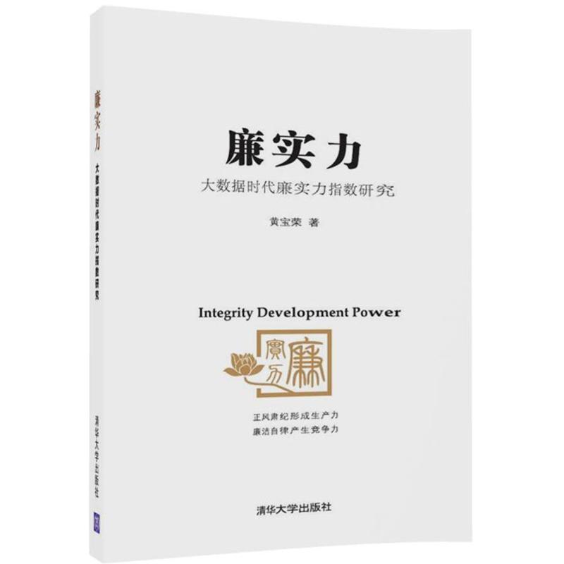 正版新书】廉实力:大数据时代廉实力指数研究黄宝荣978730246582