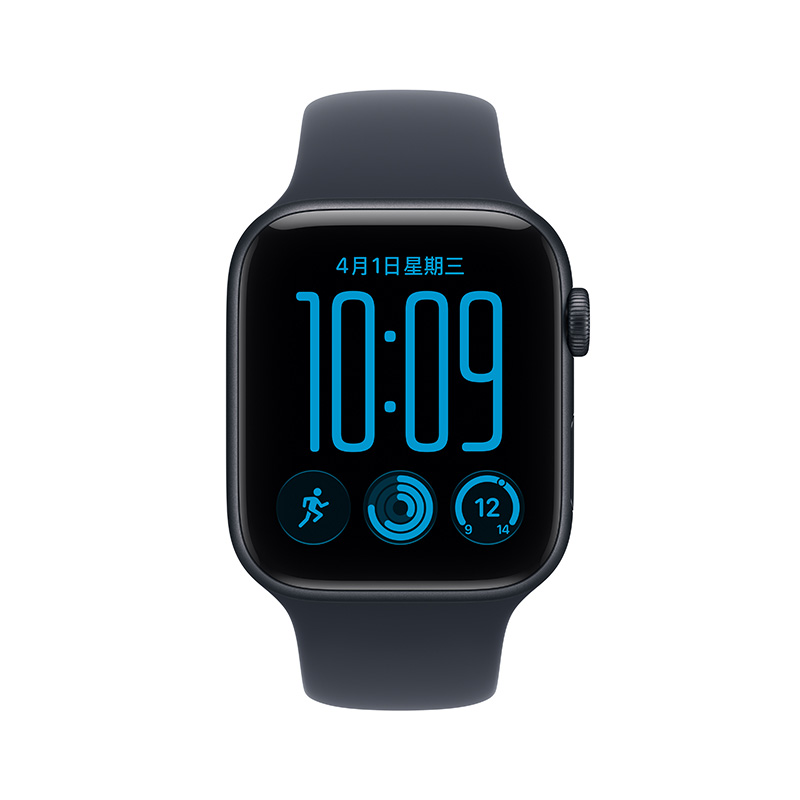 Apple Watch SE 3 (GPS);铝金属表壳;运动型表带高清大图