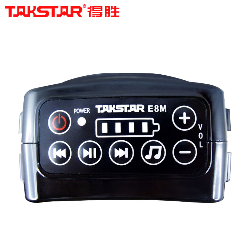 得胜E8M 小蜜蜂扩音器教师专用 无线腰挂耳麦 导游喊话器德胜音箱高清大图