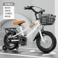 奇客童车zt8366新款12/14/16/18寸儿童自行车2 3 4 5 6 7 8 9岁男女学生单车脚踏车包山地车玩具 12寸 白色普通轮+后座