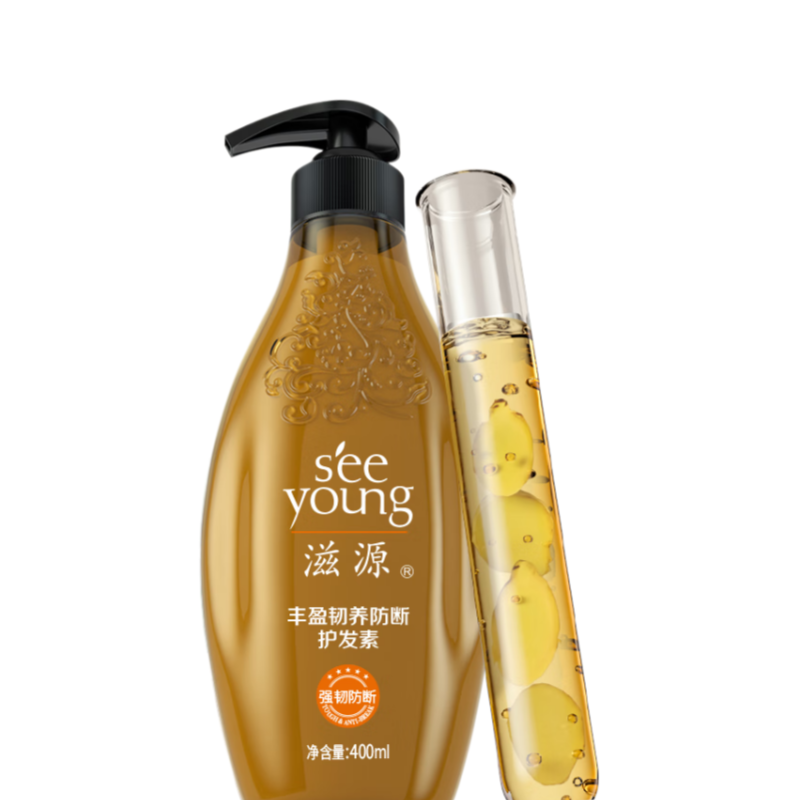 滋源 丰盈韧养防断护发素400ml