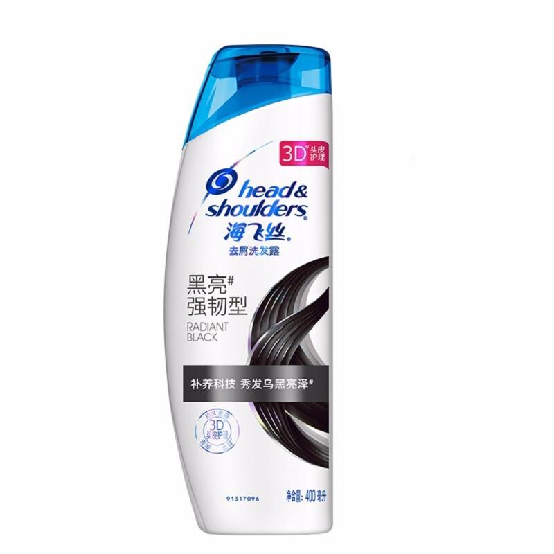 海飞丝（Head&Shoulders）黑亮强韧400ml洗发水