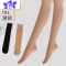 Ideamini20双长筒丝袜女高筒夏季中筒袜不过膝夏天肉色小腿薄款