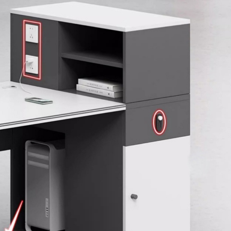 豫龙都 屏风桌+椅 双人+2椅 套高清大图