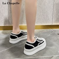 鞋柜2022新款女鞋厚底小白鞋百搭板鞋网面透气帆布饼干鞋